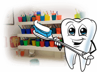 Kinderbehandlung Zahnpflege