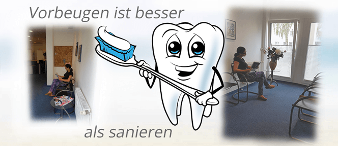 Zahnarztpraxis-Wartezimmer